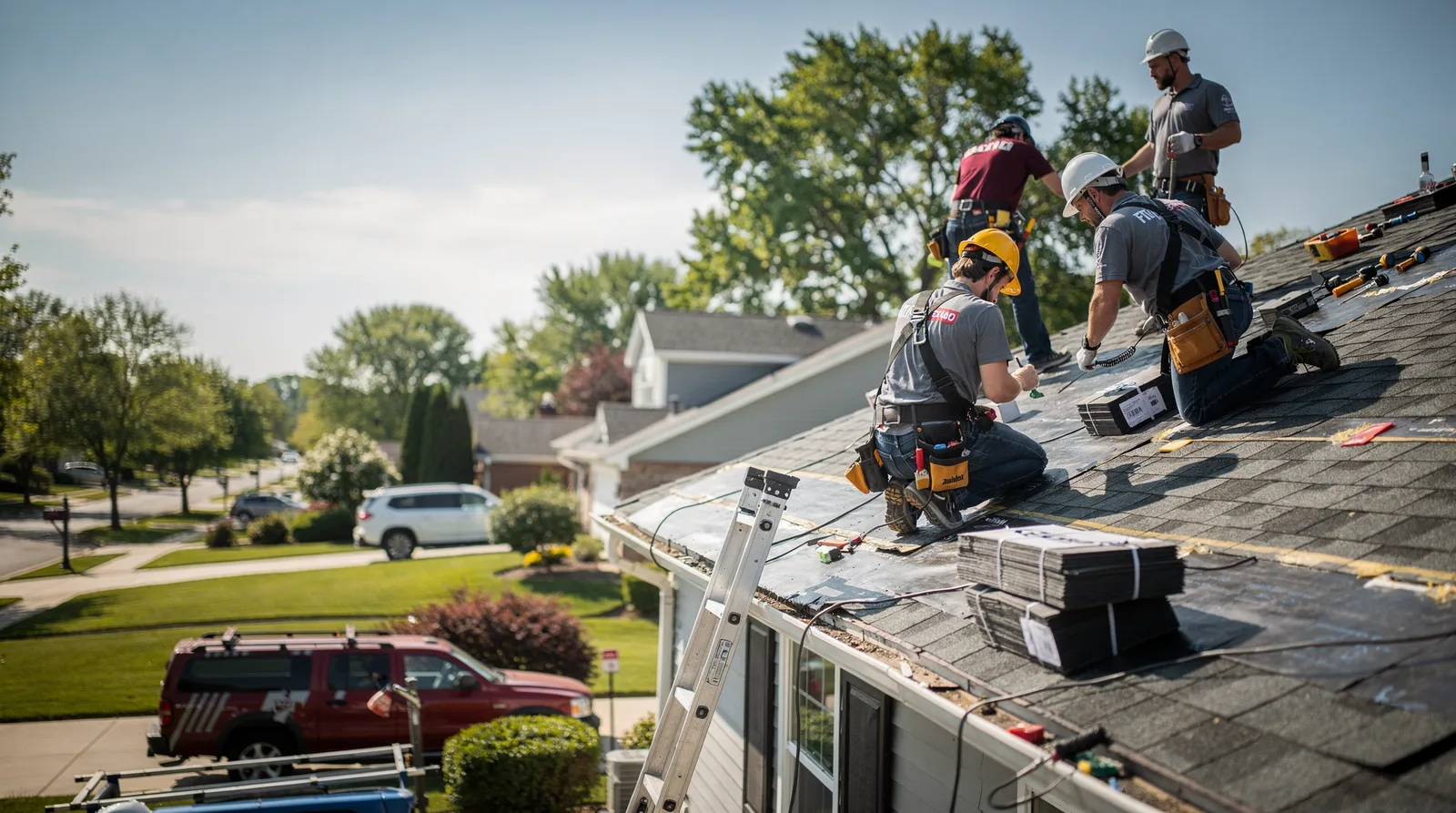 Roof Repair in Hillview, IL around you